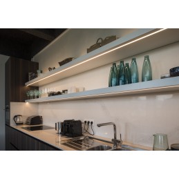 GRAZIA 10 profil en saillie plat 2 m blanc 1000461 