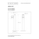 ARN-LED Exterior Exterior Terminal Ø 6.3 cm LED GU10 1x5W 2700K IP44 Black 14867/49/30 