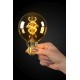 LED bulb filament bulb Ø 9.5 cm LED dim. E27 1x5W 2200K amber 49032/05/62 