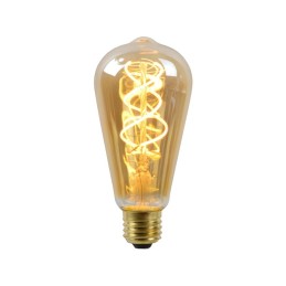 LED Bulb Ampoule filament Ø 6,4 cm LED Dim. E27 1x5W 2200K Ambre 49034/05/62 
