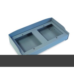 Boîtier à fixer avec visière pour 1 module x 2 60020430 