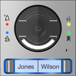 Façade pour module vidéo avec bouton double 62030050 
