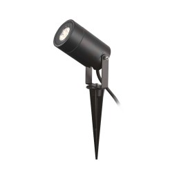 LYS PROJECTEUR PIQUET 12V 1 X GU5.3 NOIR IP65 SLIM LED702830 