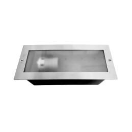 PITON E27 SPOT ENCASTRABLE IP44 RECTANGLE INOX 304 LED70746 