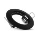 COLLERETTE SUPPORT DE SPOT DIAM 78MM NOIR FIXE LED77090 