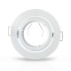 COLLERETTE 1/4 DE TOUR SUPPORT DE SPOT DIAM 93MM BLC ORIENT LED7711 