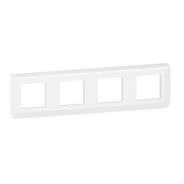 078808L - MOSAIC L - PLAQUE 4X2 MODULES HORIZ. BLANC 078808L 