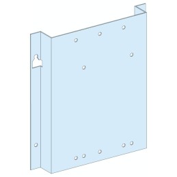 Platine gaine-NSX-INV630 vert.-fixe-Cde manet-L 300-RAL9003 LVS03080 