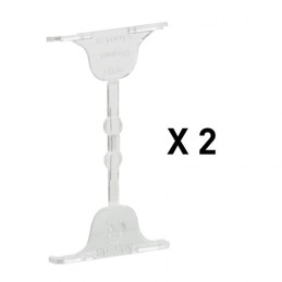 PLEXO JEU DE 4 BOUCHONS GRIS 069598 