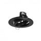 COLLERETTE 1/4 DE TOUR SUPPORT DE SPOT DIAM 93MM NOIR ORIENT LED77110 