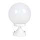 Borne classique GLOBI IP43 E27 42W 310mm Blanc