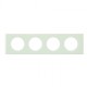 CELIANE PLAQUE 4P VERRE KAOLIN 069314 