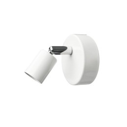spot blanc sur patere pour lampe gu10 0056 