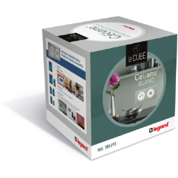 CUBE CELIANE BLANC COMBI PRISE USB 100693 