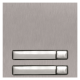 Module NEXA  inox 1 rangée 2 boutons d'appel GNX3120 