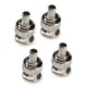 Lot De 4 Bnc A Sertir 1090/837 